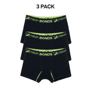 Bonds Boys X-Temp Trunk Temperature Control Dual Action Cooling 3 Pack UX4F1A