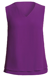 NNT Women Anti Stain Georgette S/L V Neck Classic Fit Formal Wear CATU5U