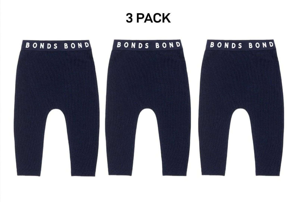 Bonds Baby Stretchies Legging Super Soft & Stretchable Comfortable 3 Pack BXF8A