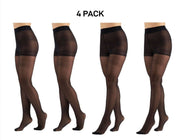 Bonds Womens Sheer Slimming Tights Comfortable Top Waistband 4 Pack L79570