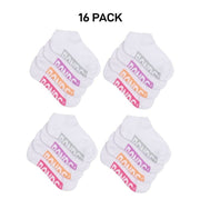 Bonds Kids Logo Light Low Cut Socks Comfy Lightweight Breathable 16 Pack RXU74W