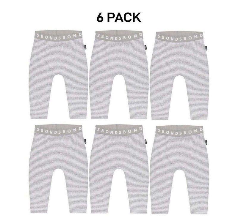 Bonds Baby Stretchies Legging Versatile Strong Elastic Waistband 6 Pack BXUGA