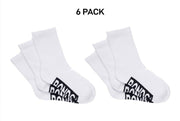 Bonds Kids Cushioned Crew Cushioned Smooth Toe Seams Socks 6 Pack RXUY3N