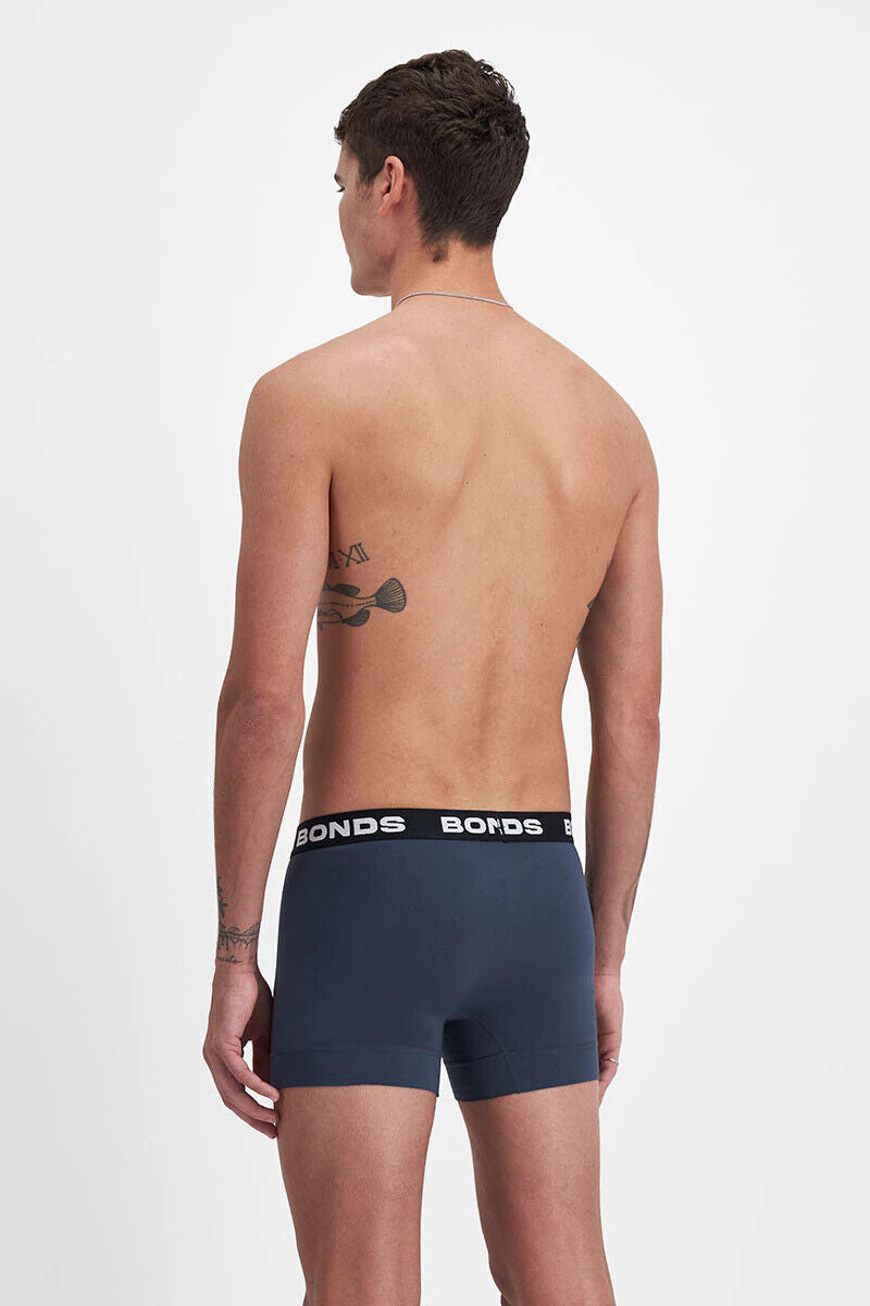 Bonds Mens Total Package Trunk Soft and Breathable Viscose Bamboo 12 Pack MWK83A