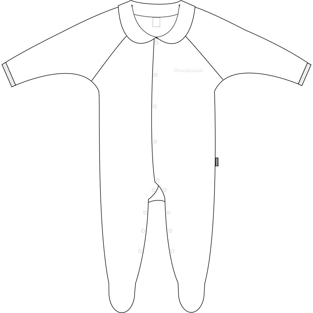 Bonds Baby Originals Poodlette Wondersuit Cosy Collar & Extra Warm 6 Pack BXEFA