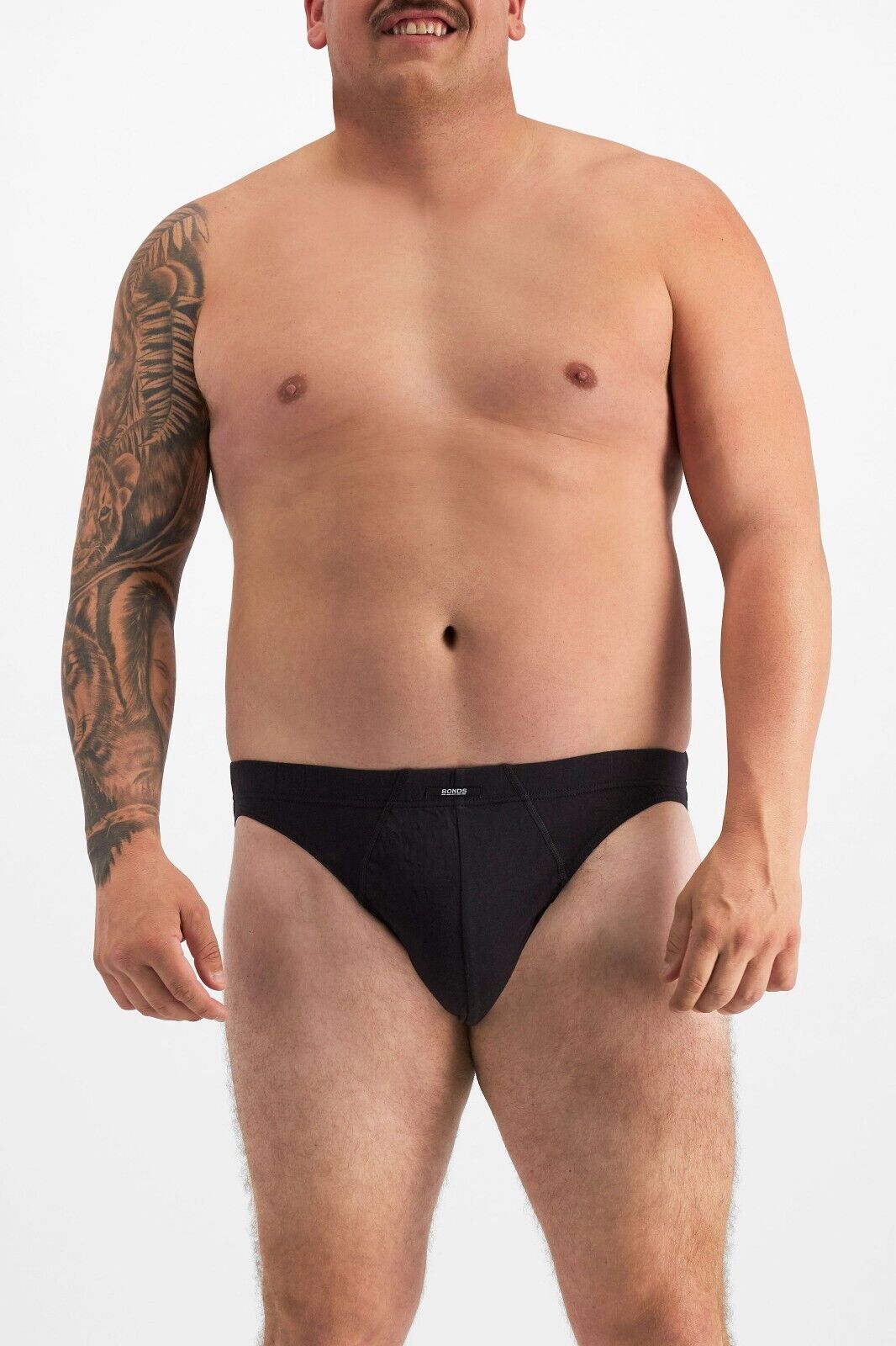 Bonds Mens Action Briefs Underwear Soft Cotton & Encased Elastic 15 Pack M8OS5I