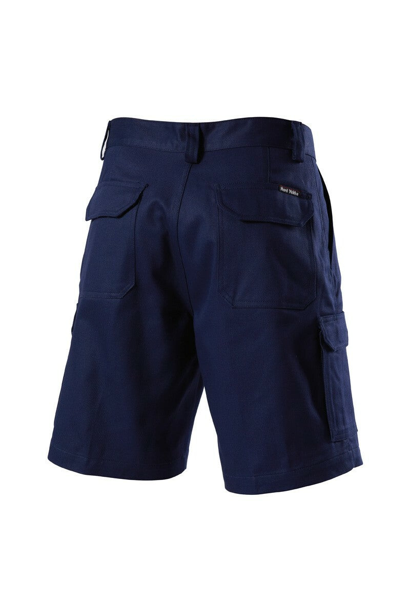 Hard Yakka Mens 4 Pack Generation Gen Y Cotton Cargo Drill Work Shorts Y05500