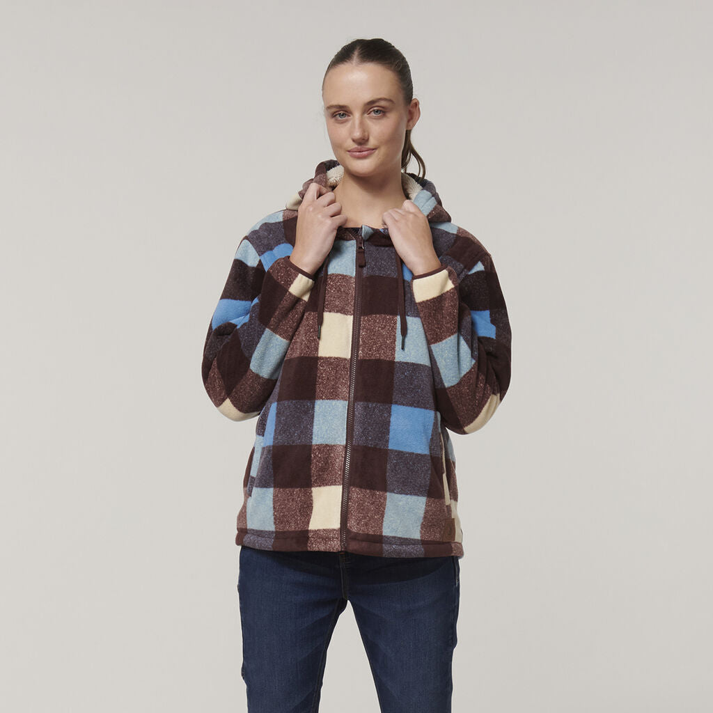Clearance! Hard Yakka 2 Pack Womens Check Zoodie Winter Comfort Work Y08522-Collins Clothing Co