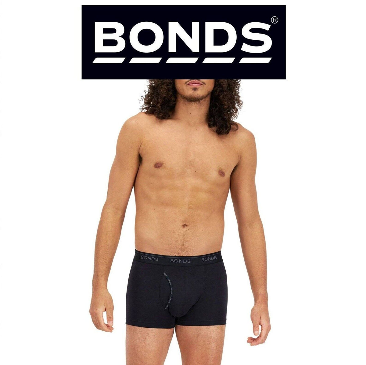 Bonds Mens Guyfront Luxe Trunk Viscose Bamboo Anti-Odour Underwear MWQF