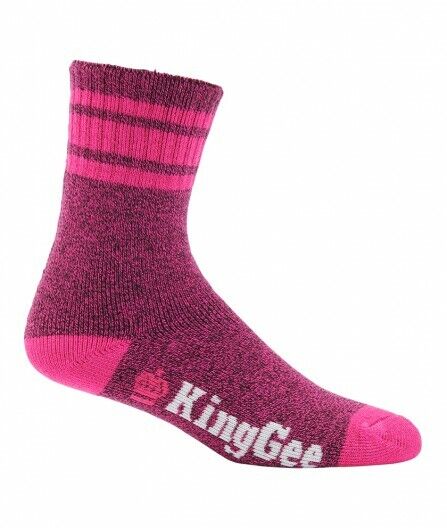 FATHER'S DAY SALE KingGee Womens 3 Pack Bamboo Breathable Work Soft Socks K49015