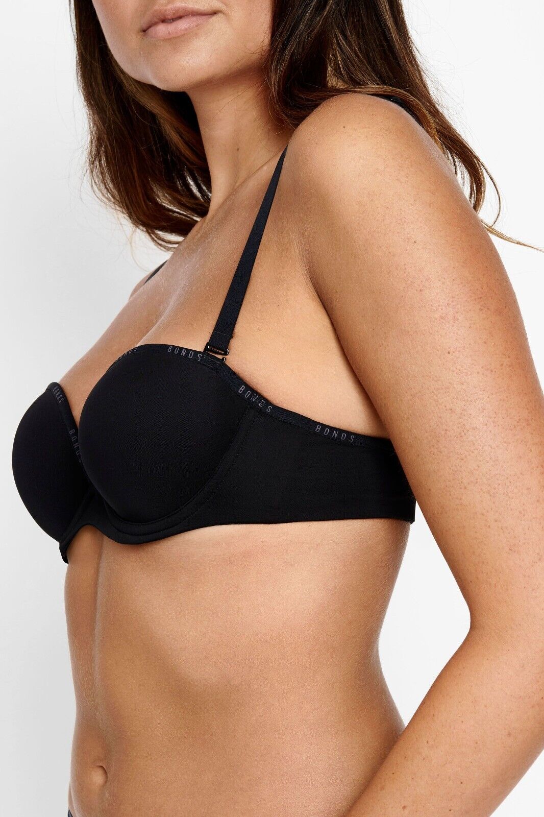 Bonds Womens Invisi Strapless Full Busted Bra Comfort Soft Silicon 6 Pack YXC3Y