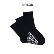 Bonds Kids Cushioned Crew Cushioned Smooth Toe Seams Socks 3 Pack RXUY3N