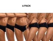 Bonds Womens Hipster Boyleg Soft Cotton Flattering Low Leg Line 6 Pack WUFMA