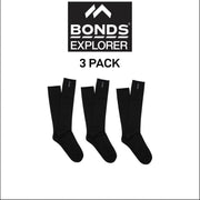 Bonds Long Wool Blend King Size Sock Comfortable and Durable 3 Pack S1137P