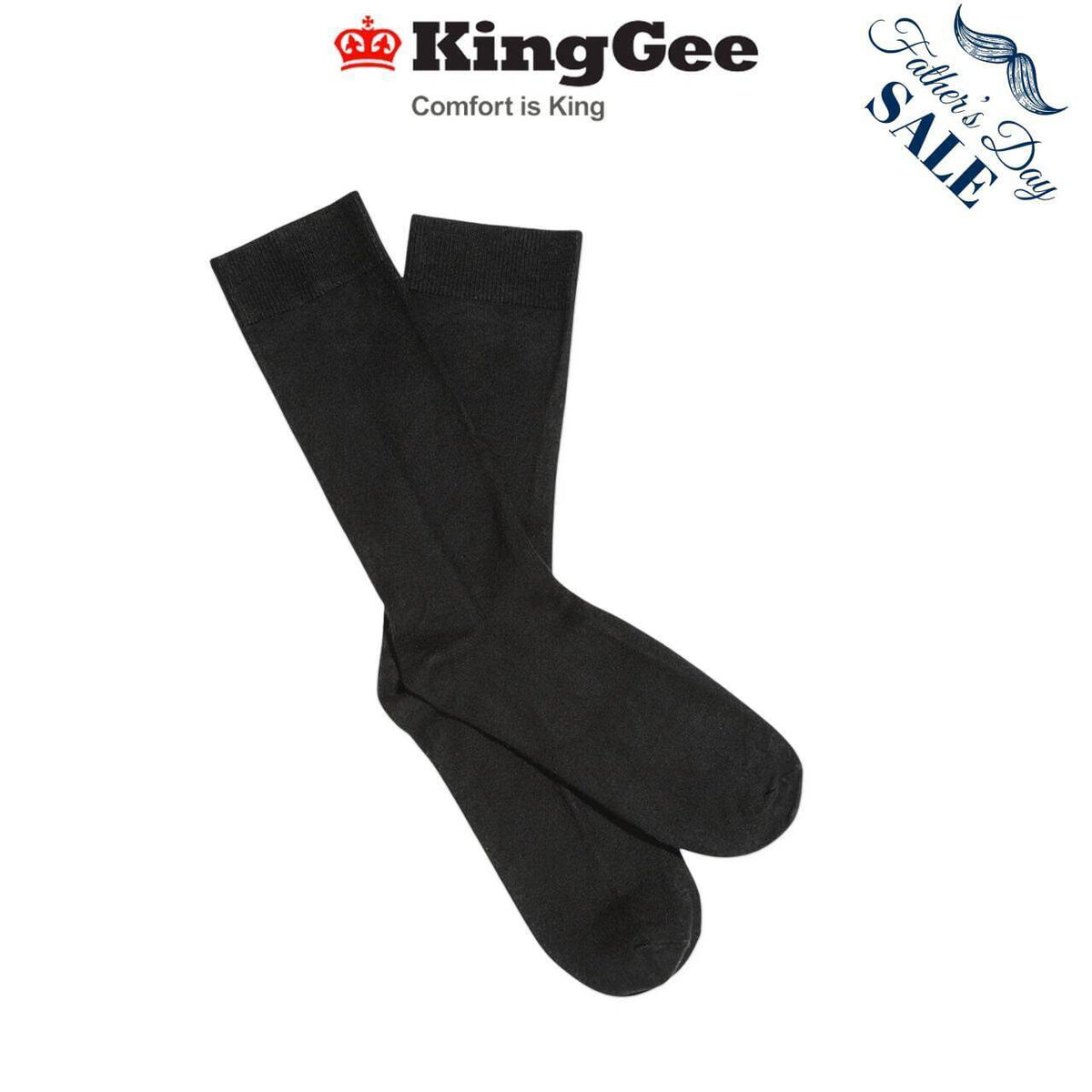 FATHER'S DAY SALE! KingGee Mens Bamboo Breathable Corporate Workwear Sock K09275