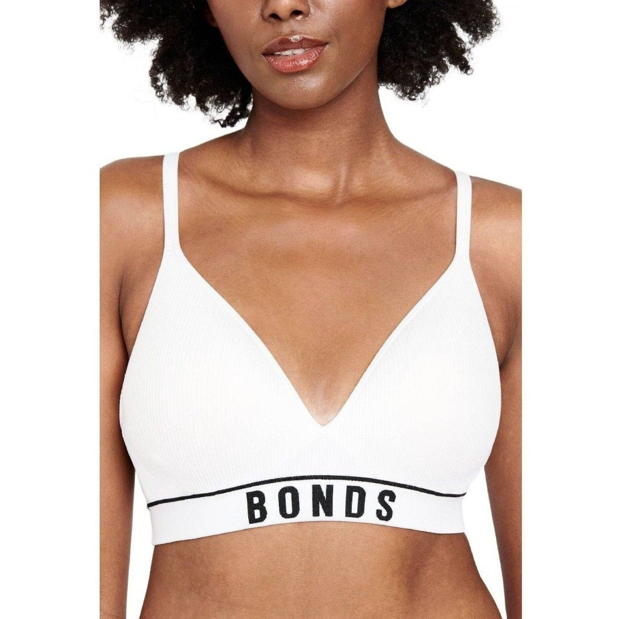 Bonds Womens Retro Rib Wirefree Tee Bra Comfortable & Stretchable YXF7Y