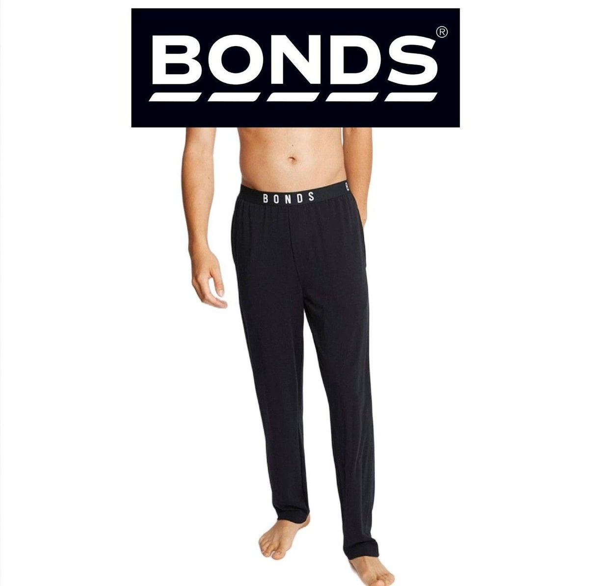 Bonds Mens Comfy Livin Jersey Pant Soft Stretchable Elastic Waist MXM9A