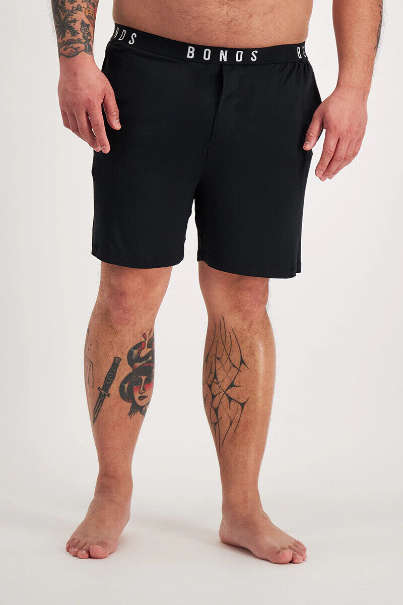 Bonds Mens Sleep Viscose Bamboo Short Comfy Soft Elastic Waistband 6 Pack MW9M