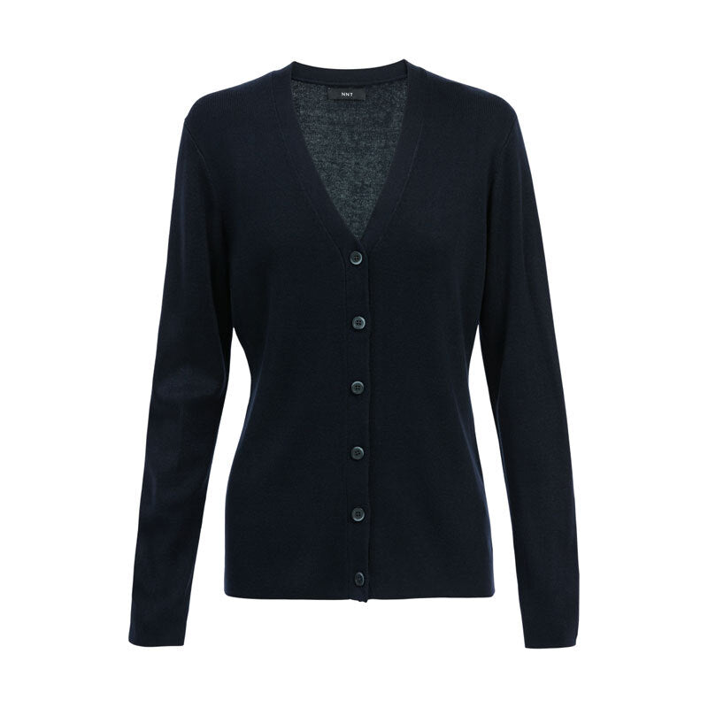 SALE NNT Mens Button Front Cardigan V-Neck Black Long Sleeve CAT5BR