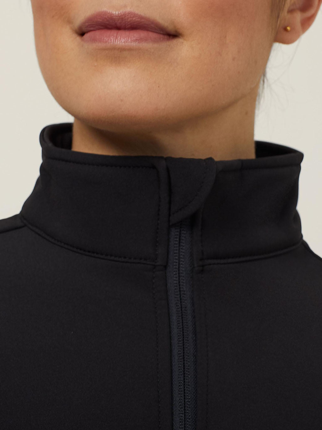 Womens NNT Warm Fleece Bonded Fleece Zip Jacket Black Navy Business Smart CAT1ET