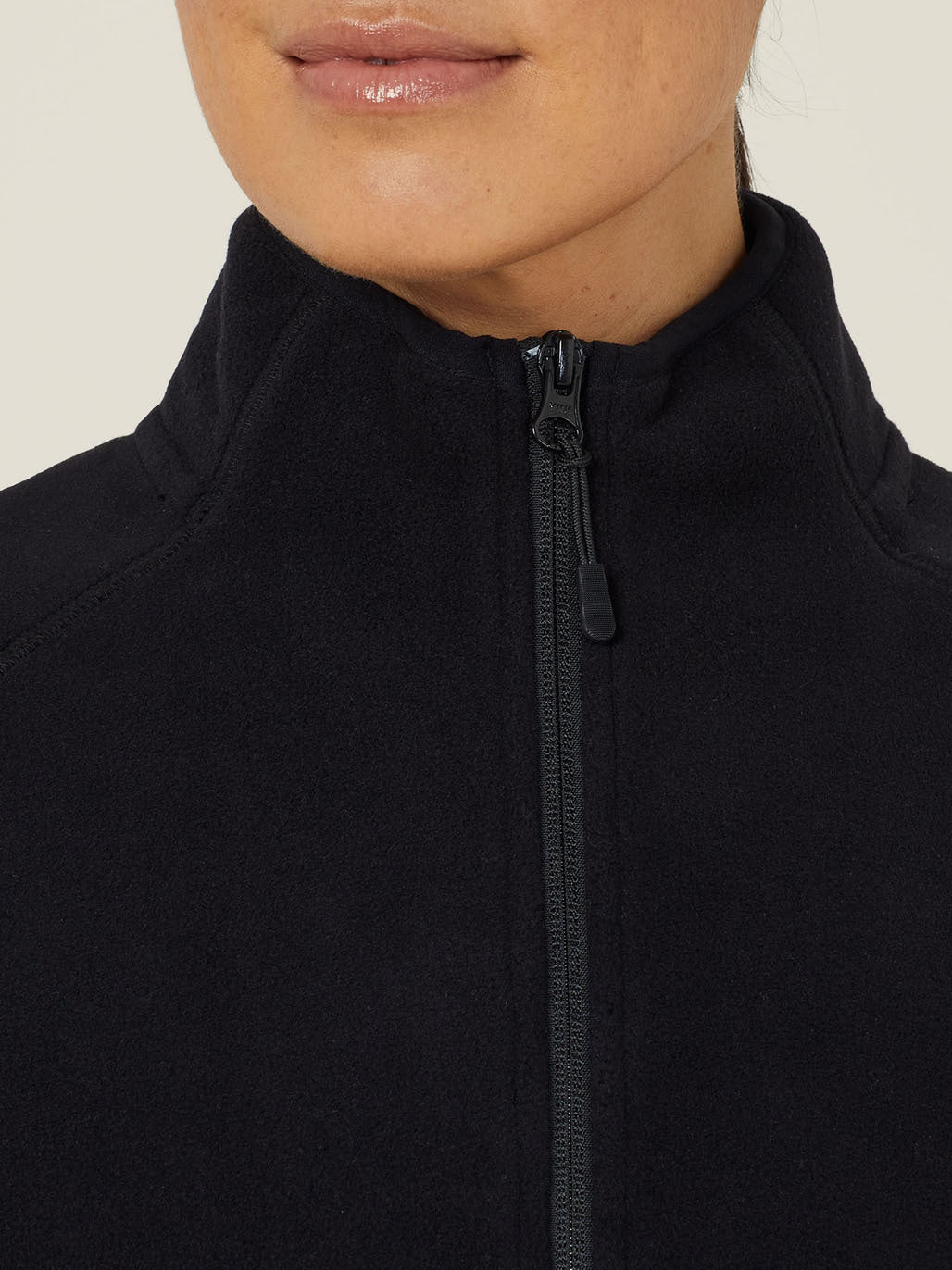 NNT Mens Ladies Bonded Fleece Zip Vest Warmth Black Sleeveless Style CAT745