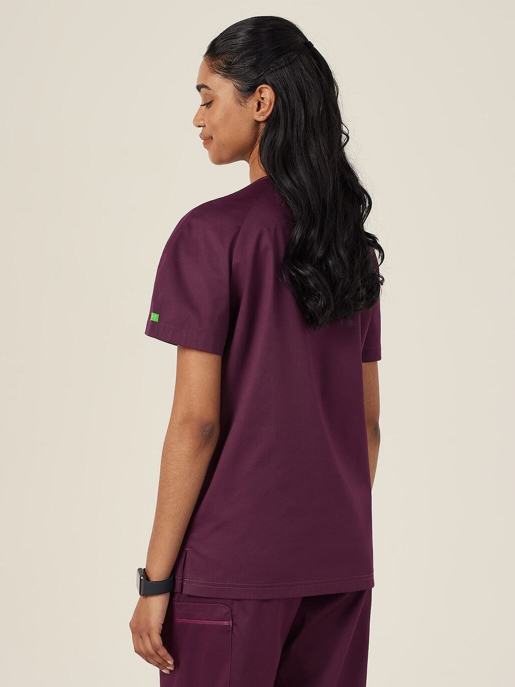 NNT Uniform Unisex Next Gen Anti Bacterial Carl Scrub Top V-neck Nurse Work CATRFV