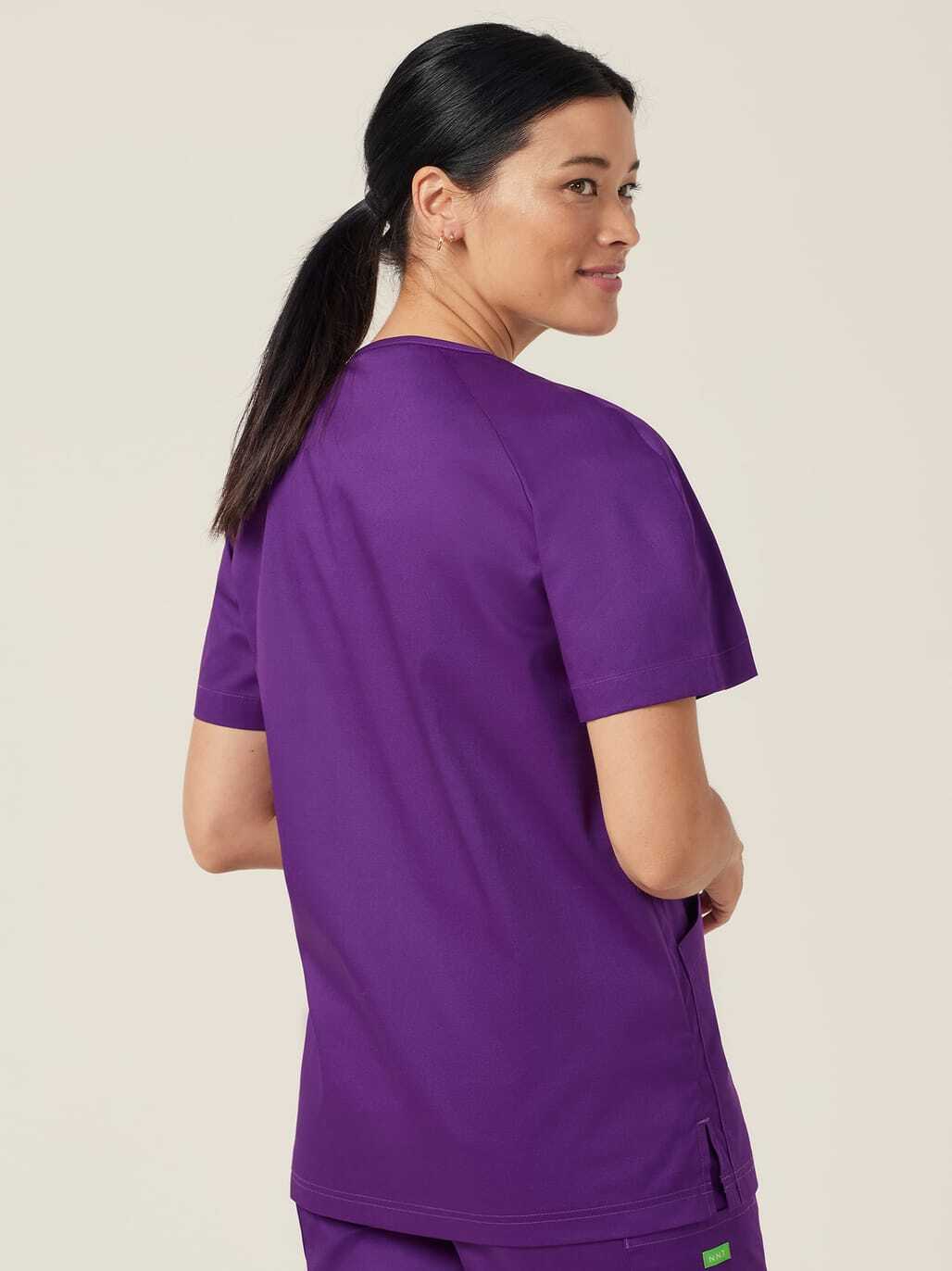 NNT Uniform Unisex Next Gen Anti Bacterial Carl Scrub Top V-neck Nurse Work CATRFV
