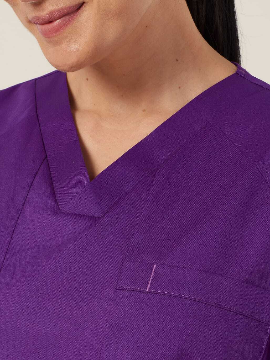 NNT Uniform Unisex Next Gen Anti Bacterial Carl Scrub Top V-neck Nurse Work CATRFV