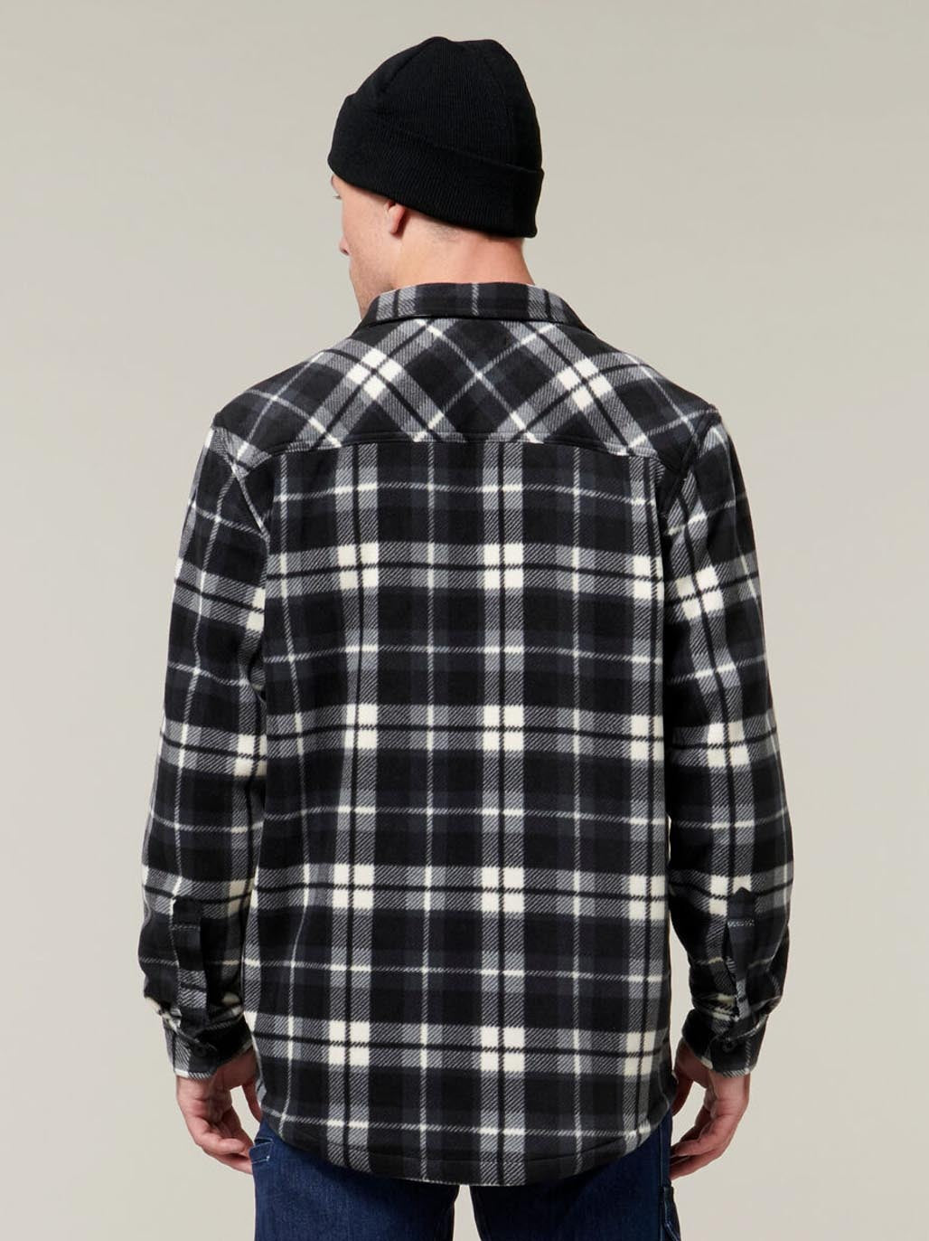 WINTER SALE! Hard Yakka Legends Sherpa Fleece Jacket Free Beanie Work Y06518