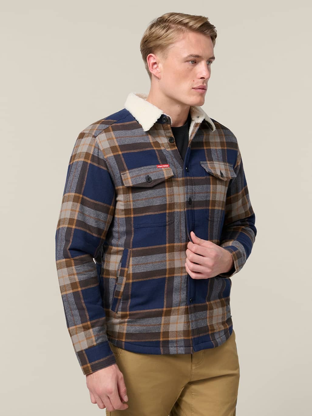 WINTER SALE! Hard Yakka Mens Heritage Trucker Sherpa Warm Work Jacket Y06823