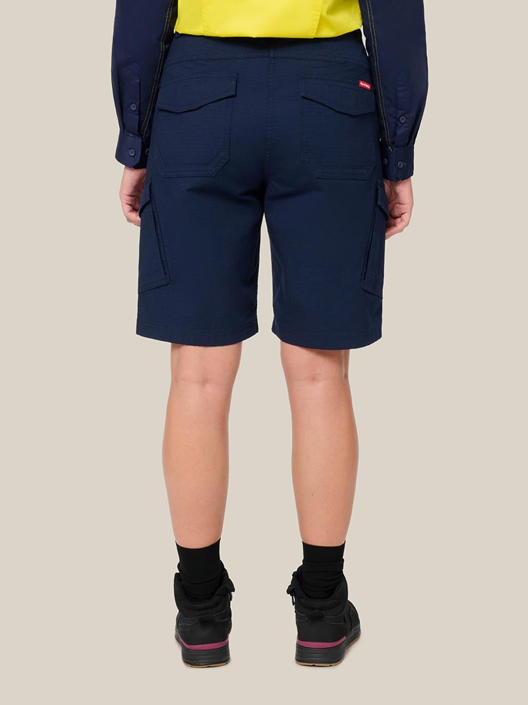Hard Yakka Womens Edge Ripstop Work Shorts Stretch Cargo Shorts Y08202
