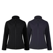 Womens NNT Warm Fleece Ladies Bonded Fleece Zip Jacket Black Navy CAT1ET-Collins Clothing Co