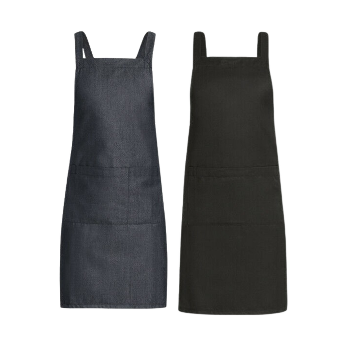 NNT Unisex Chef BIB Cross Back Apron Work Safety Durable Large Pockets CATN33-Collins Clothing Co