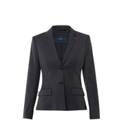 NNT Womens 2 Button Mid Length Formal Jacket Long Sleeve Blazer Business CAT1D4-Collins Clothing Co