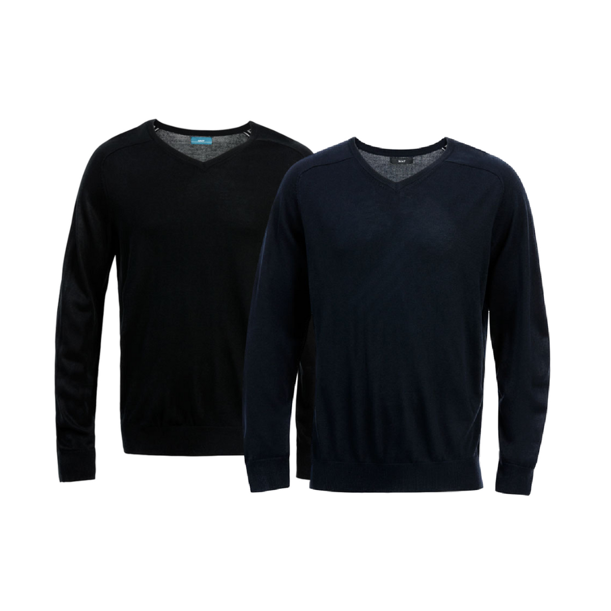 NNT Mens Warm Knit Sweater V-Neck Winter Warm Comfort Long Sleeve CATE33-Collins Clothing Co