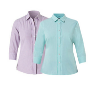 NNT Womens Cotton Blend 3/4 SLV Tuck Skirt Classic Collared Fit Shirt CAT4LD-Collins Clothing Co