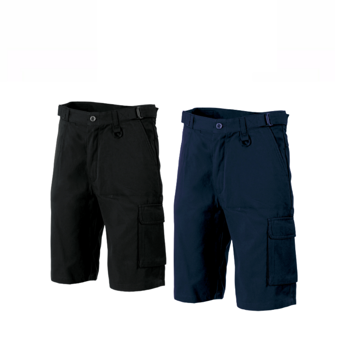 DNC Workwear Men Hero Air Flow Duck Weave Cargo Shorts Summer Comfort Work 3331-Collins Clothing Co
