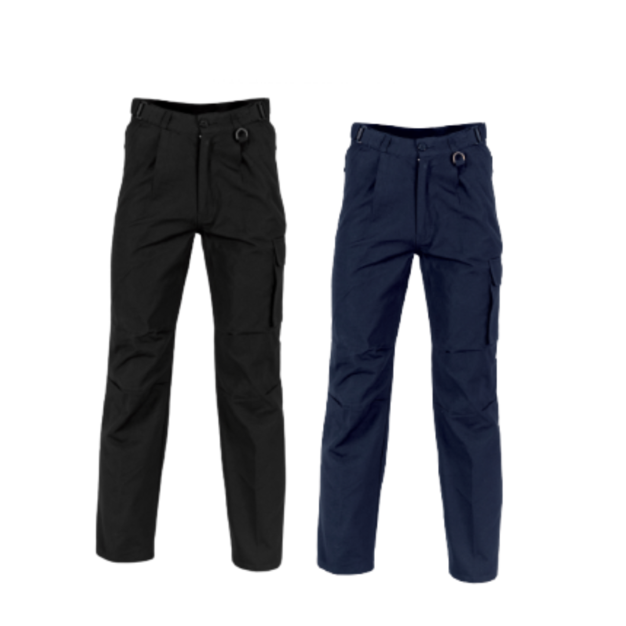 DNC Workwear Mens Mens P/V Pleat Front Pants Comfortable Work Comfort 4502-Collins Clothing Co