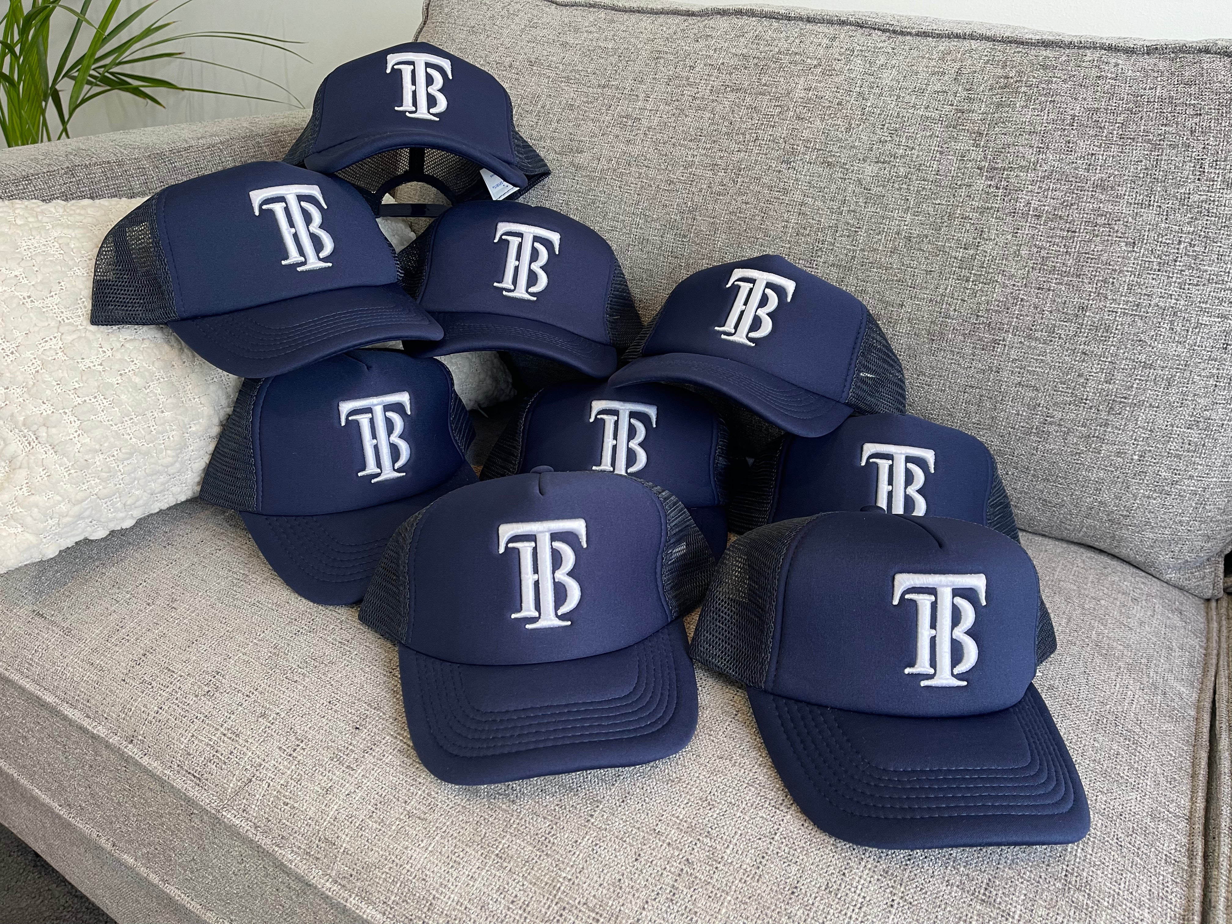 Tumby Bay TB Embroidered 3D Trucker Cap Navy