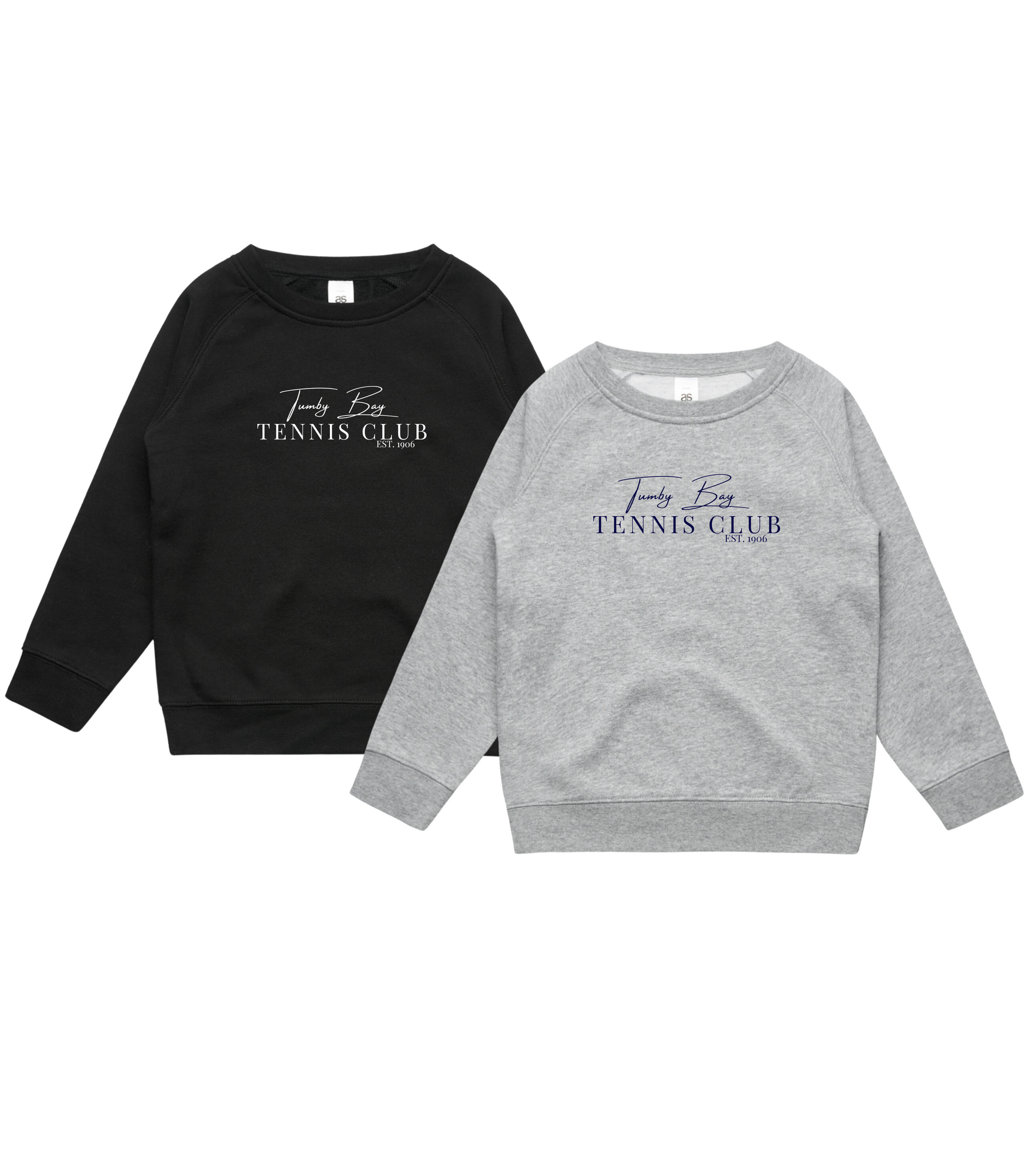 Tumby Bay Tennis Club Kids Supply Crew Embroidered Logo 3031-Collins Clothing Co