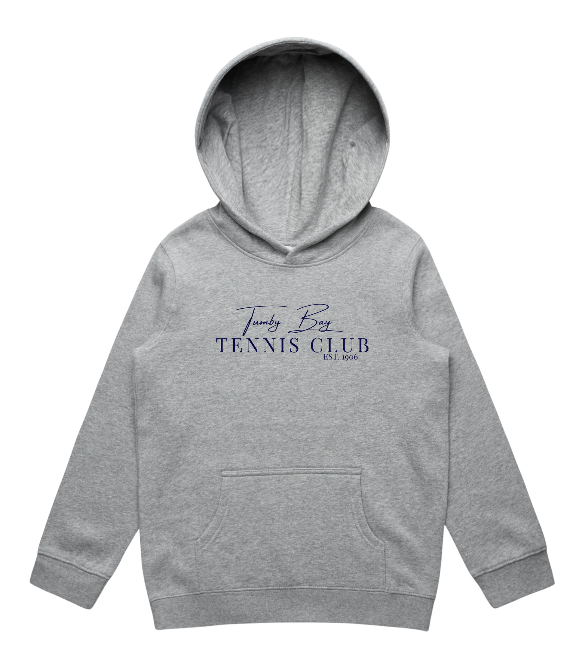 Tumby Bay Tennis Club Kids Hood Embroidered Logo 3032-Collins Clothing Co