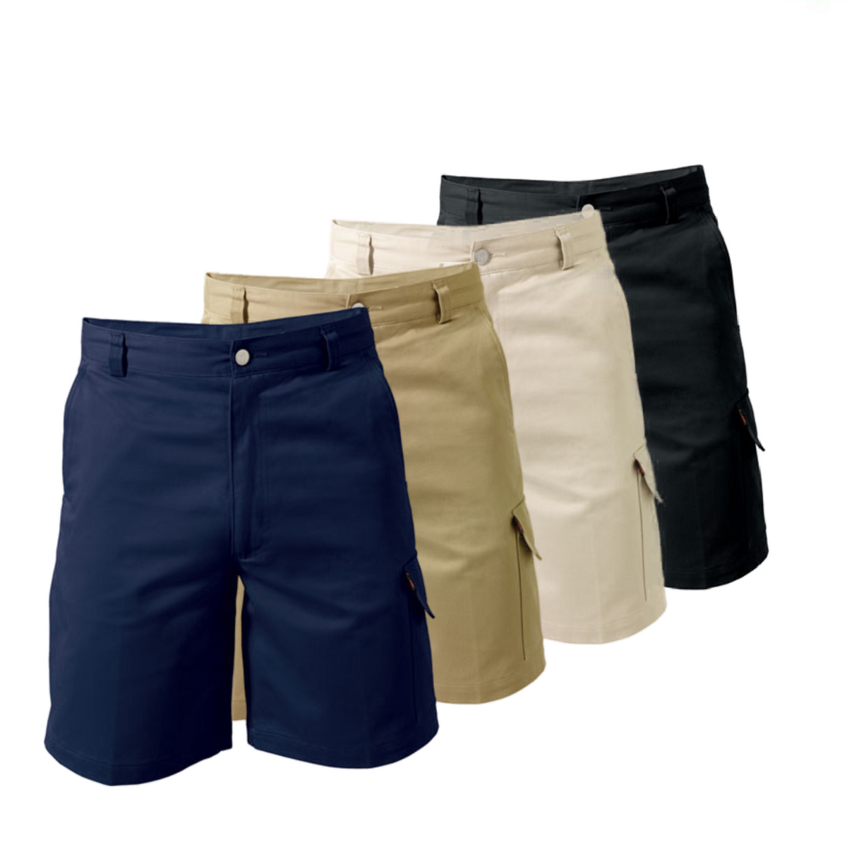 KingGee Mens New G'S Workers Short Work Shorts Cargo Pockets Repels Water K17100-Collins Clothing Co
