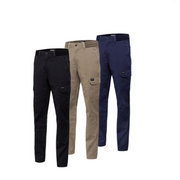 KingGee Mens Rib Comfy Waist Pant Tough Waistband Work Safety Drawstring K13005-Collins Clothing Co