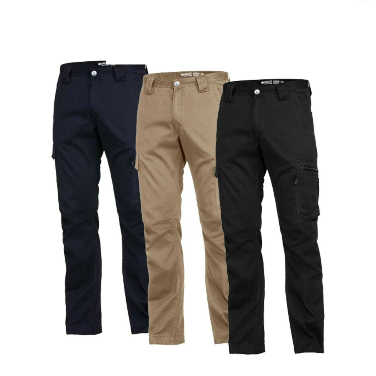 Mens KingGee Summer Tradie Pants Slim Narrow Fit Work King Gee Cargo Work K13290