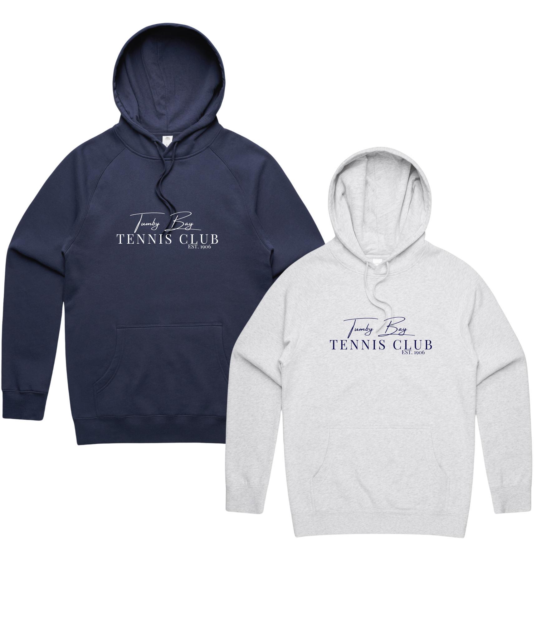 Tumby Bay Tennis Club Mens Hood Embroidered Logo 5101-Collins Clothing Co