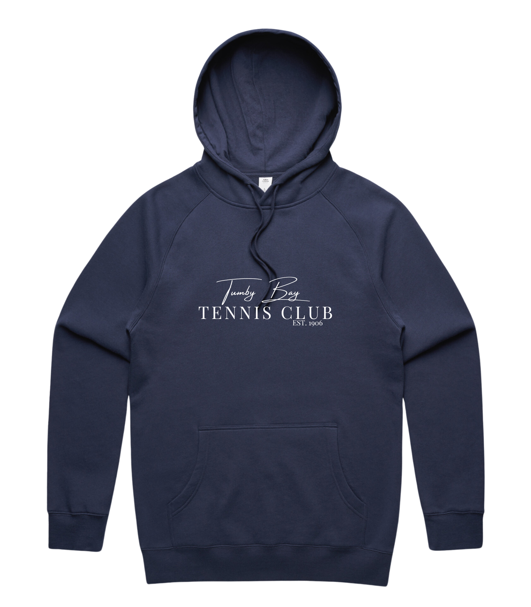 Tumby Bay Tennis Club Mens Hood Embroidered Logo 5101-Collins Clothing Co