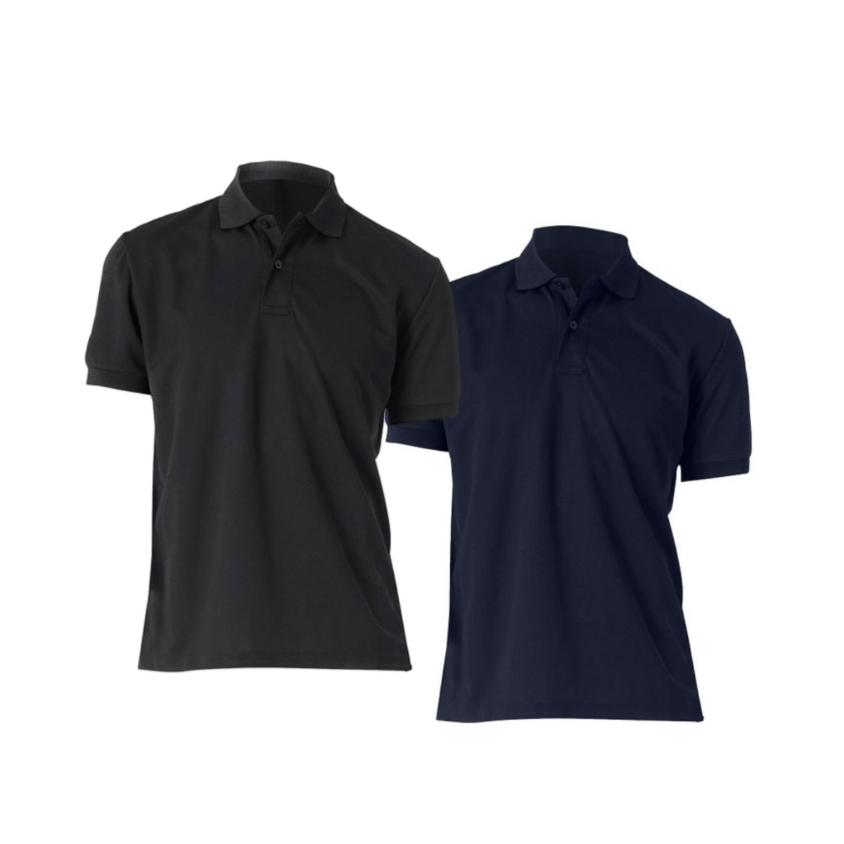NNT Men Cool Plus Classic Fit Polo Shirt Short Sleeve Two Button Business CATD0A-Collins Clothing Co