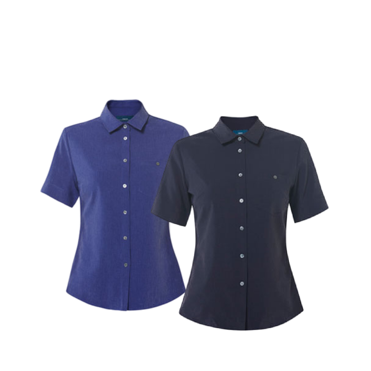 NNT Womens Polylin Short Sleeve Action BK Action BK Shirt Fitted Style CATU2U-Collins Clothing Co