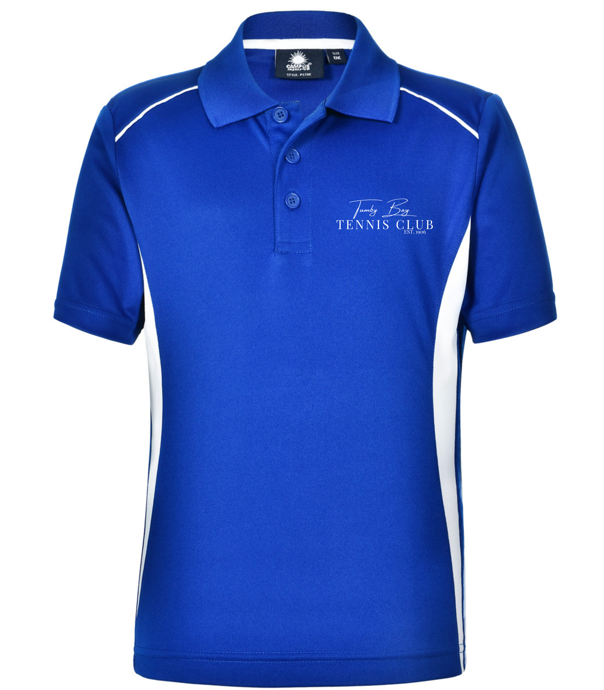 Tumby Bay Tennis Club Men/Womens Pursuit Polo  logo PS80-Collins Clothing Co