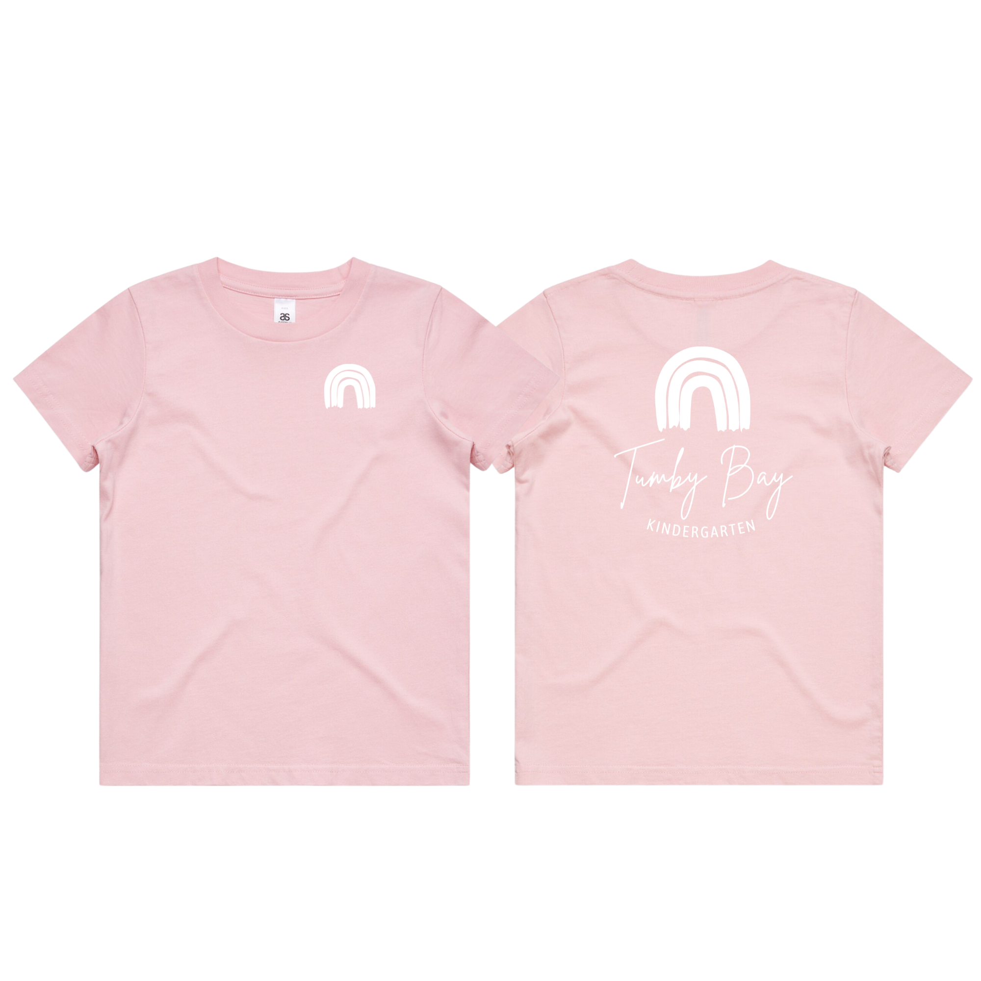 Tumby Bay Kindergarten Kids Crew Neck Tees Logo Print Front and Back 3006